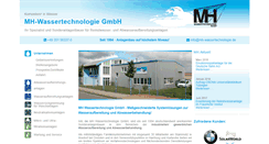 Desktop Screenshot of mh-wassertechnologie.de